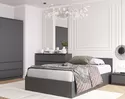 Кровать Мори КРМ 1200.1/1 - Графит (ДСВ Мебель)