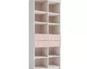 Стеллаж Лавис СД 900.1 - Белый/Белый Софт/Роза (ДСВ Мебель)