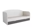 Детская Лавис - Комплект 2 - Белый/Белый Софт/Графит Софт (ДСВ Мебель)