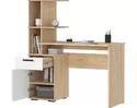 Стол письменный Санса СТ-01 - Дуб Сонома/Белый (Стендмебель)