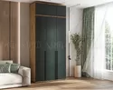 Шкаф 3-х створчатый Норд с антресолью (1200) - Дуб Крафт/Изумрудный (МИФ)