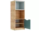 Стеллаж  RICH СЖ-002 - Дуб Крафт золотой / Пастельный зеленый / Сумеречно голубой (МК Стиль)