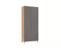 Прихожая Ирис - Комплект 1 - Дуб Крафт/Браш Графит (МИФ)