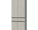 Прихожая Багира - Комплект 2 - Графит/Дуб Крафт белый (BTS)