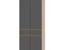 Прихожая Багира - Комплект 2 - Дуб Крафт золотой/Графит (BTS)