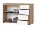 Прихожая Хелен (МДФ) - Комплект 1 - Дуб Крафт золотой/Белый (Стендмебель)