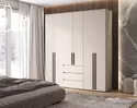 Шкаф 6-ти створчатый Норд - Дуб Крафт серый/Кашемир (МИФ)