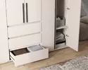 Шкаф 6-ти створчатый Норд - Дуб Крафт серый/Кашемир (МИФ)