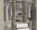 Шкаф 6-ти створчатый Норд - Дуб Крафт серый/Кашемир (МИФ)