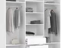 Шкаф 6-ти створчатый Норд - Белый/Белый глянец (МИФ)