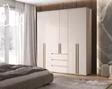 Шкаф 6-ти створчатый Норд (золото) - Кашемир (МИФ)