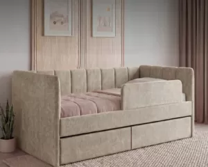 Кровать-тахта Polly ЯМБ с экоматрасом (180x80) - Крем (Romack)